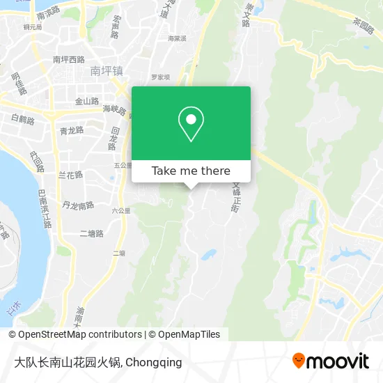 大队长南山花园火锅 map