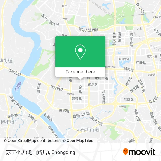苏宁小店(龙山路店) map