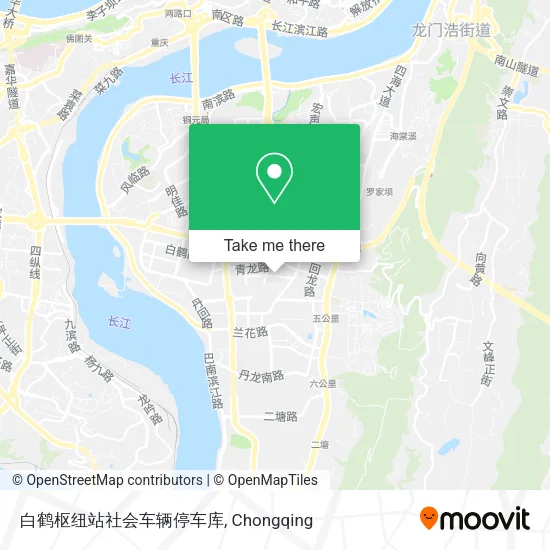 白鹤枢纽站社会车辆停车库 map
