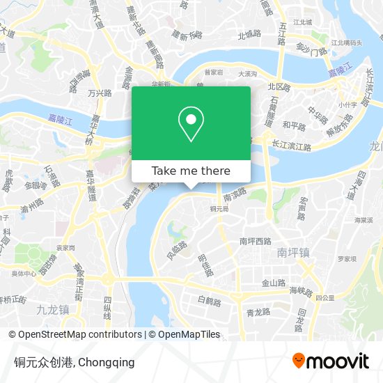 铜元众创港 map