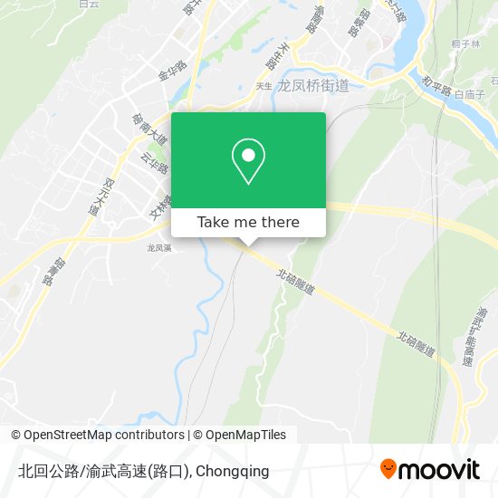 北回公路/渝武高速(路口) map