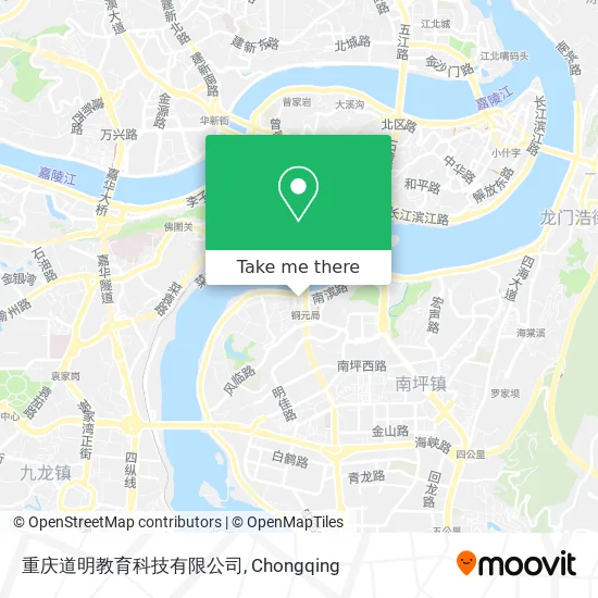 重庆道明教育科技有限公司 map