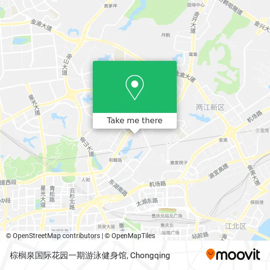 棕榈泉国际花园一期游泳健身馆 map