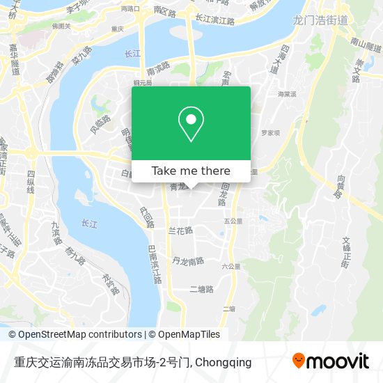 重庆交运渝南冻品交易市场-2号门 map