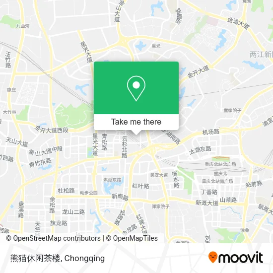 熊猫休闲茶楼 map