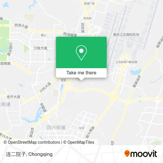 连二院子 map