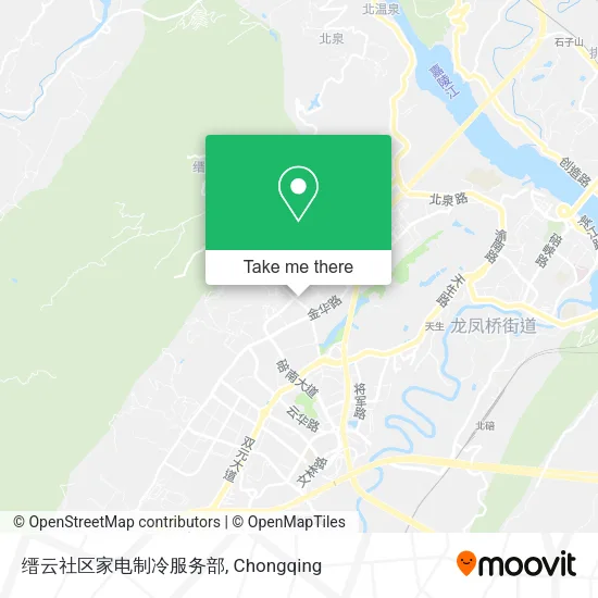 缙云社区家电制冷服务部 map