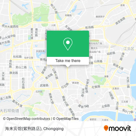 海来宾馆(紫荆路店) map