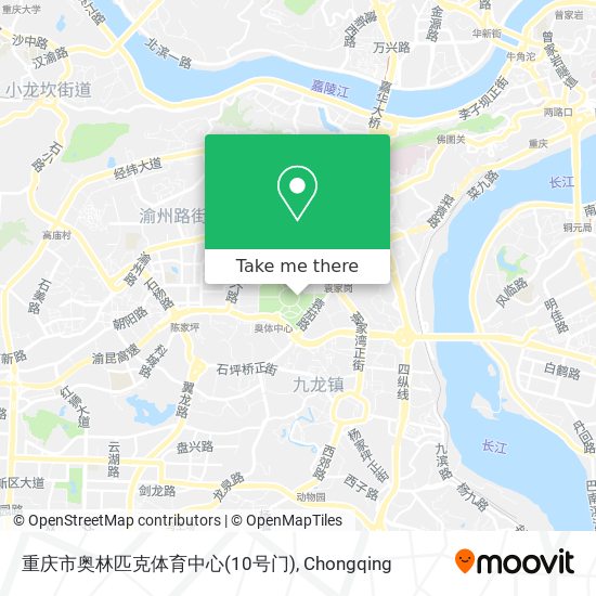 重庆市奥林匹克体育中心(10号门) map