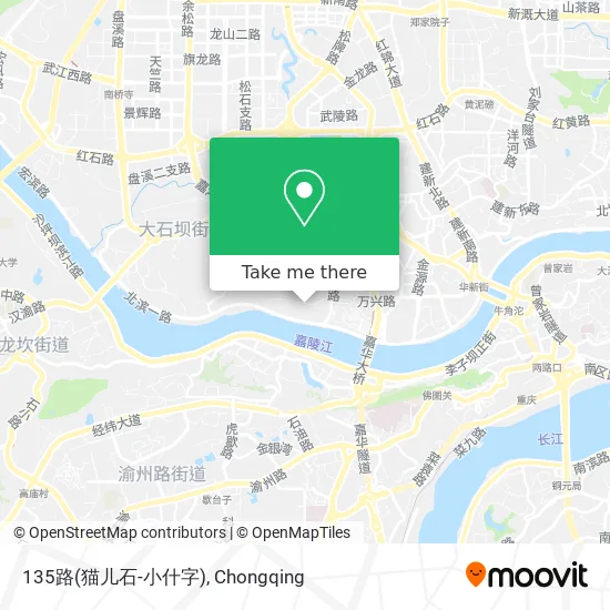 135路(猫儿石-小什字) map