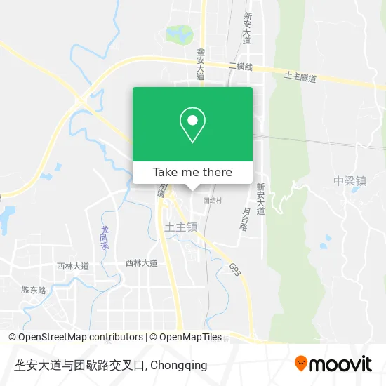垄安大道与团歇路交叉口 map