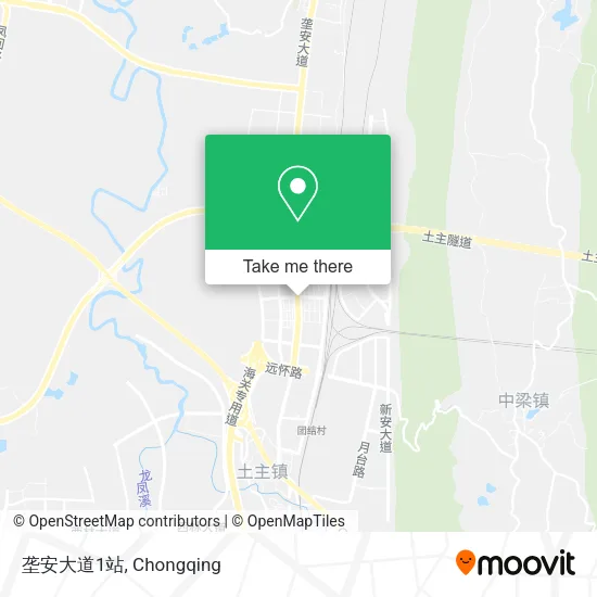 垄安大道1站 map