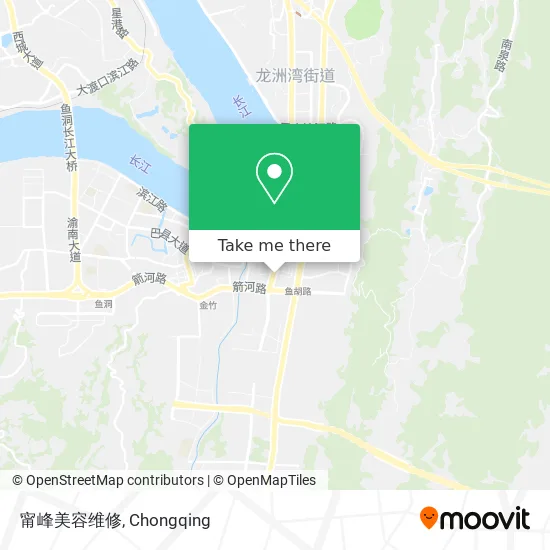 甯峰美容维修 map