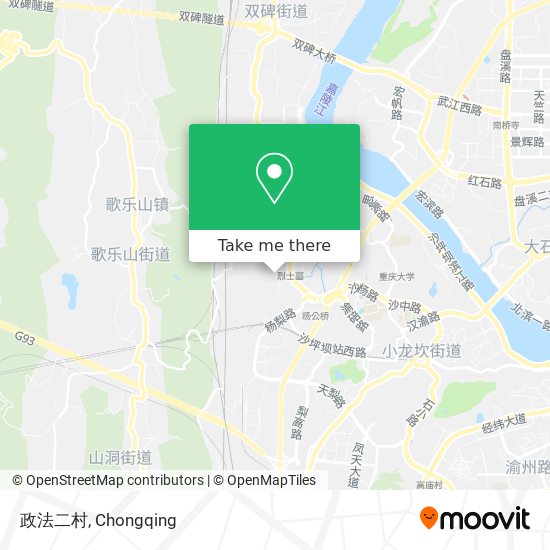 政法二村 map