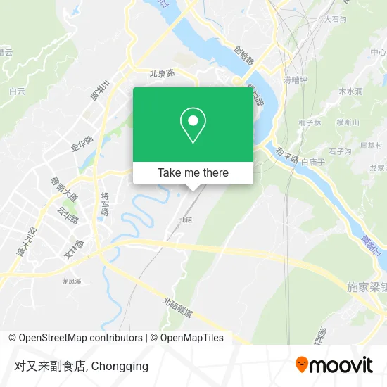 对又来副食店 map