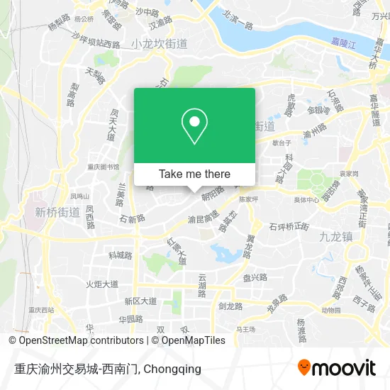 重庆渝州交易城-西南门 map