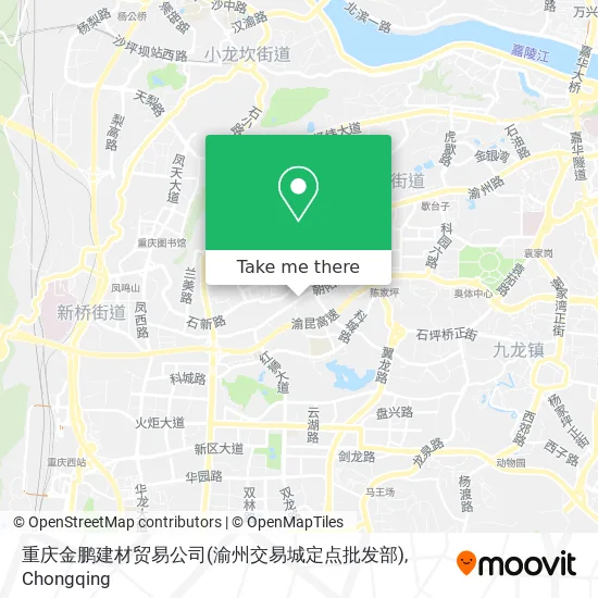 重庆金鹏建材贸易公司(渝州交易城定点批发部) map