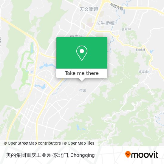 美的集团重庆工业园-东北门 map