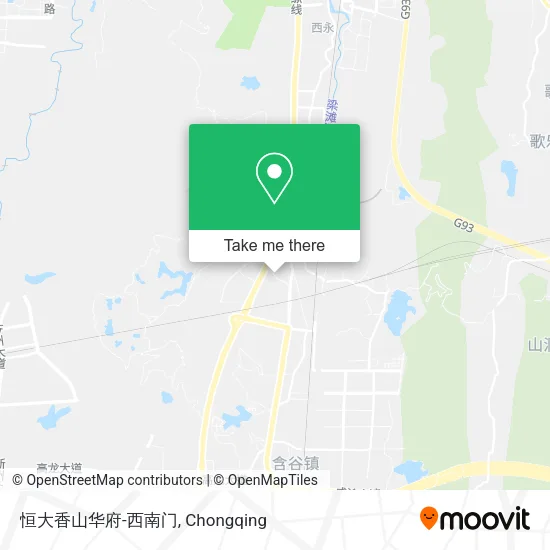 恒大香山华府-西南门 map