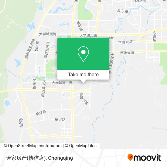 迷家房产(协信店) map