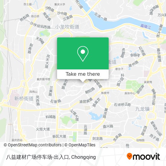 八益建材广场停车场-出入口 map