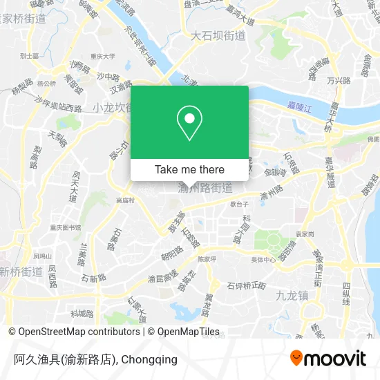 阿久渔具(渝新路店) map