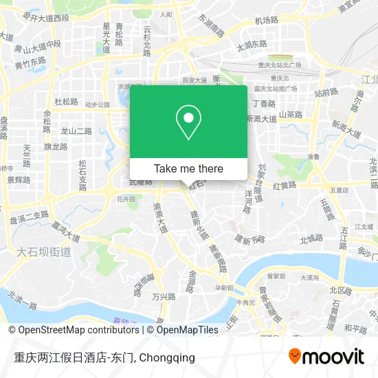 重庆两江假日酒店-东门 map