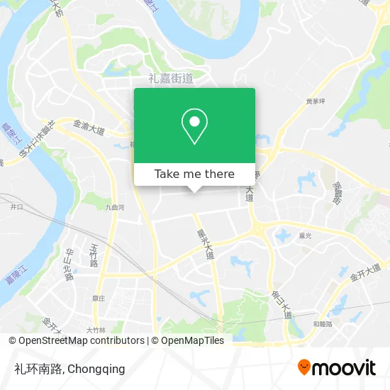 礼环南路 map