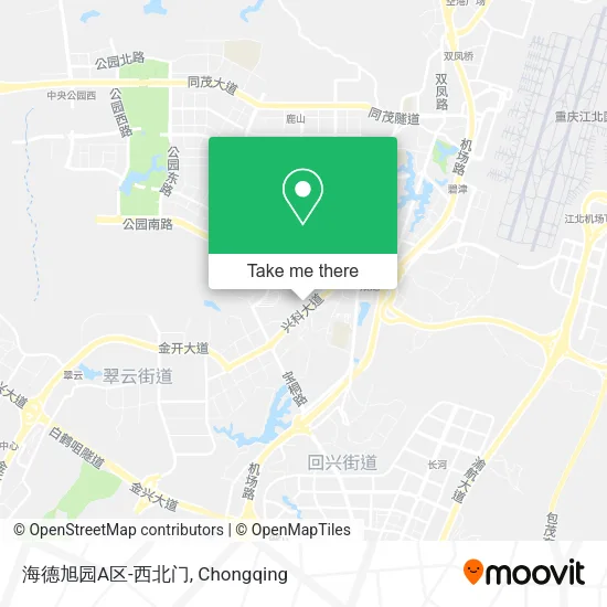 海德旭园A区-西北门 map