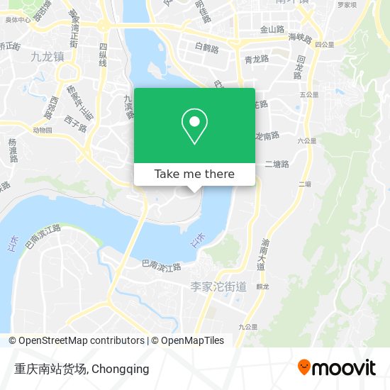 重庆南站货场 map