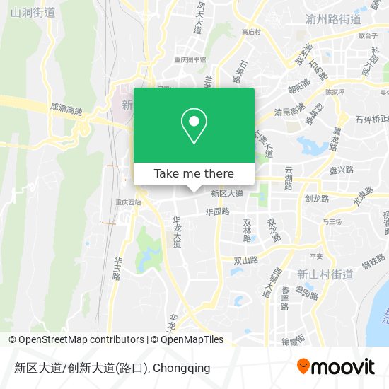 新区大道/创新大道(路口) map