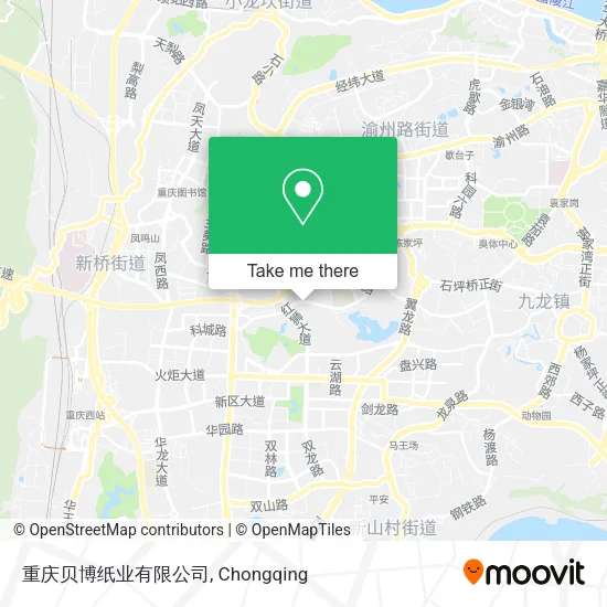 重庆贝博纸业有限公司 map