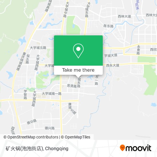 矿火锅(泡泡街店) map