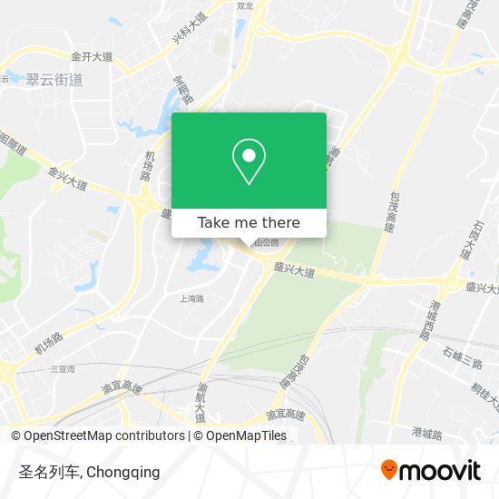 圣名列车 map