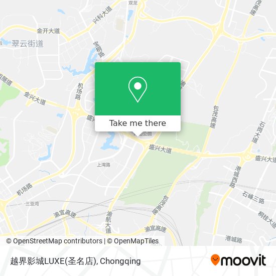 越界影城LUXE(圣名店) map