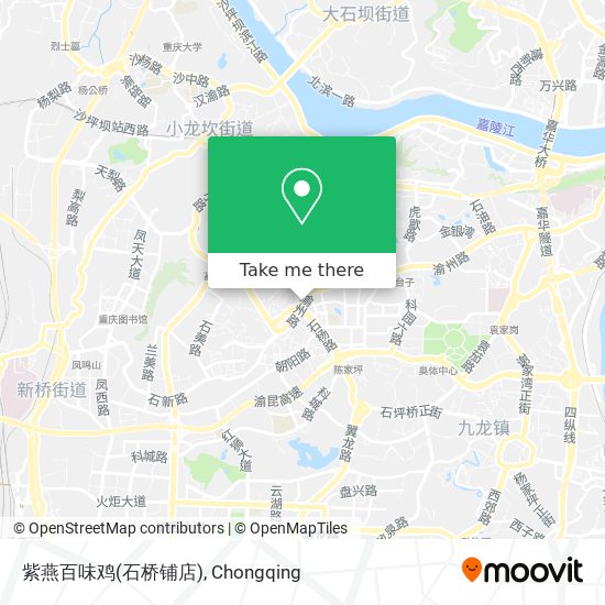 紫燕百味鸡(石桥铺店) map