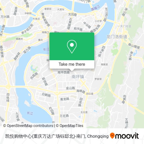 凯悦购物中心(重庆万达广场钰邸北)-南门 map