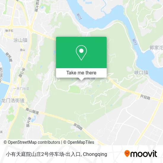 小有天庭院山庄2号停车场-出入口 map