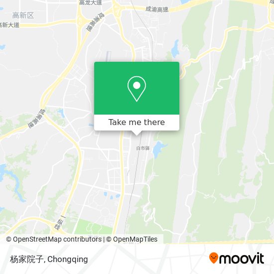 杨家院子 map