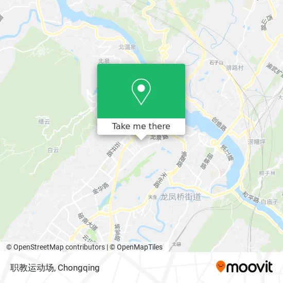 职教运动场 map