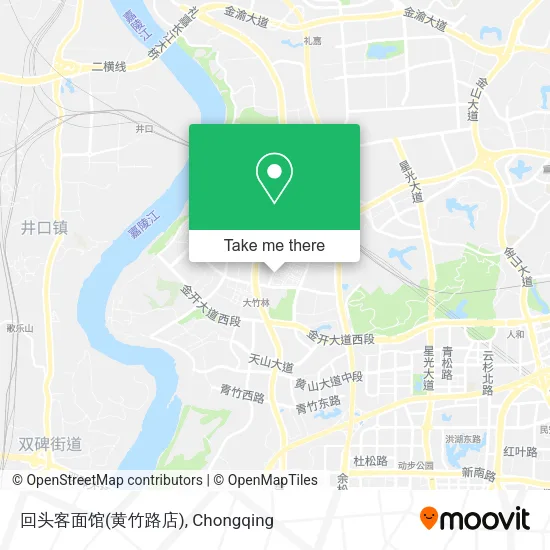 回头客面馆(黄竹路店) map