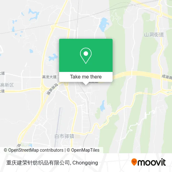 重庆建荣针纺织品有限公司 map