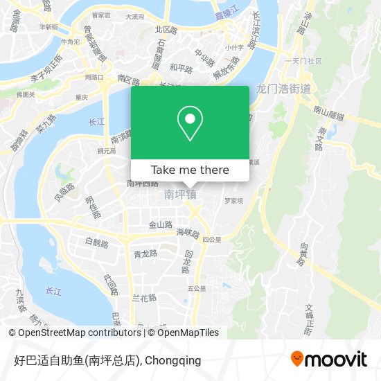 好巴适自助鱼(南坪总店) map