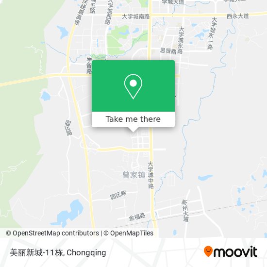 美丽新城-11栋 map