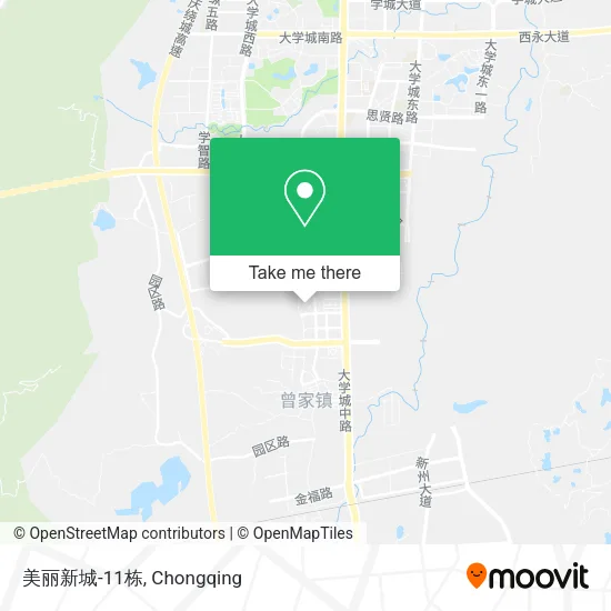 美丽新城-11栋 map