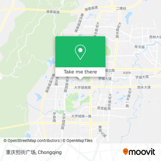 重庆熙街广场 map