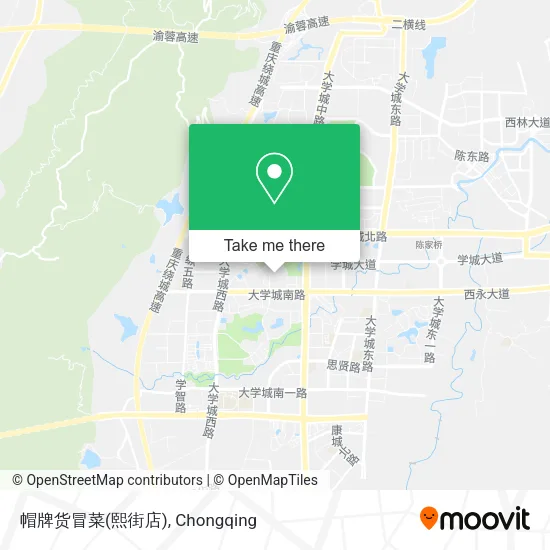 帽牌货冒菜(熙街店) map