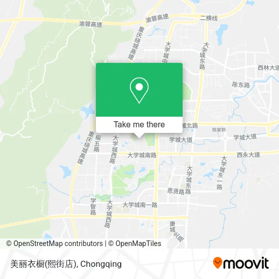 美丽衣橱(熙街店) map