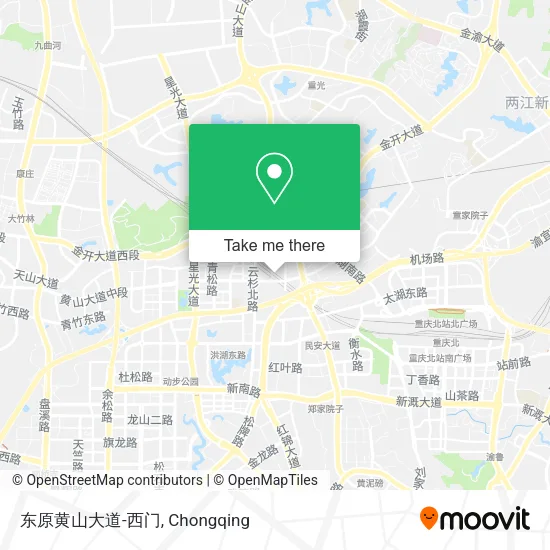 东原黄山大道-西门 map