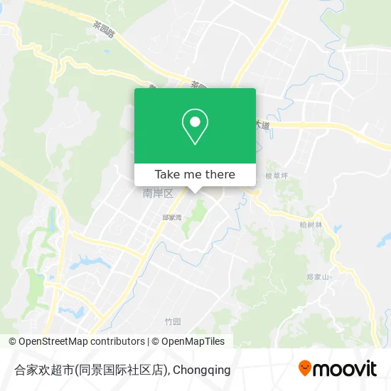 合家欢超市(同景国际社区店) map